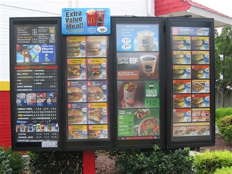 Exclusive promotions available at your local. . Mcdonalds drive thru menu